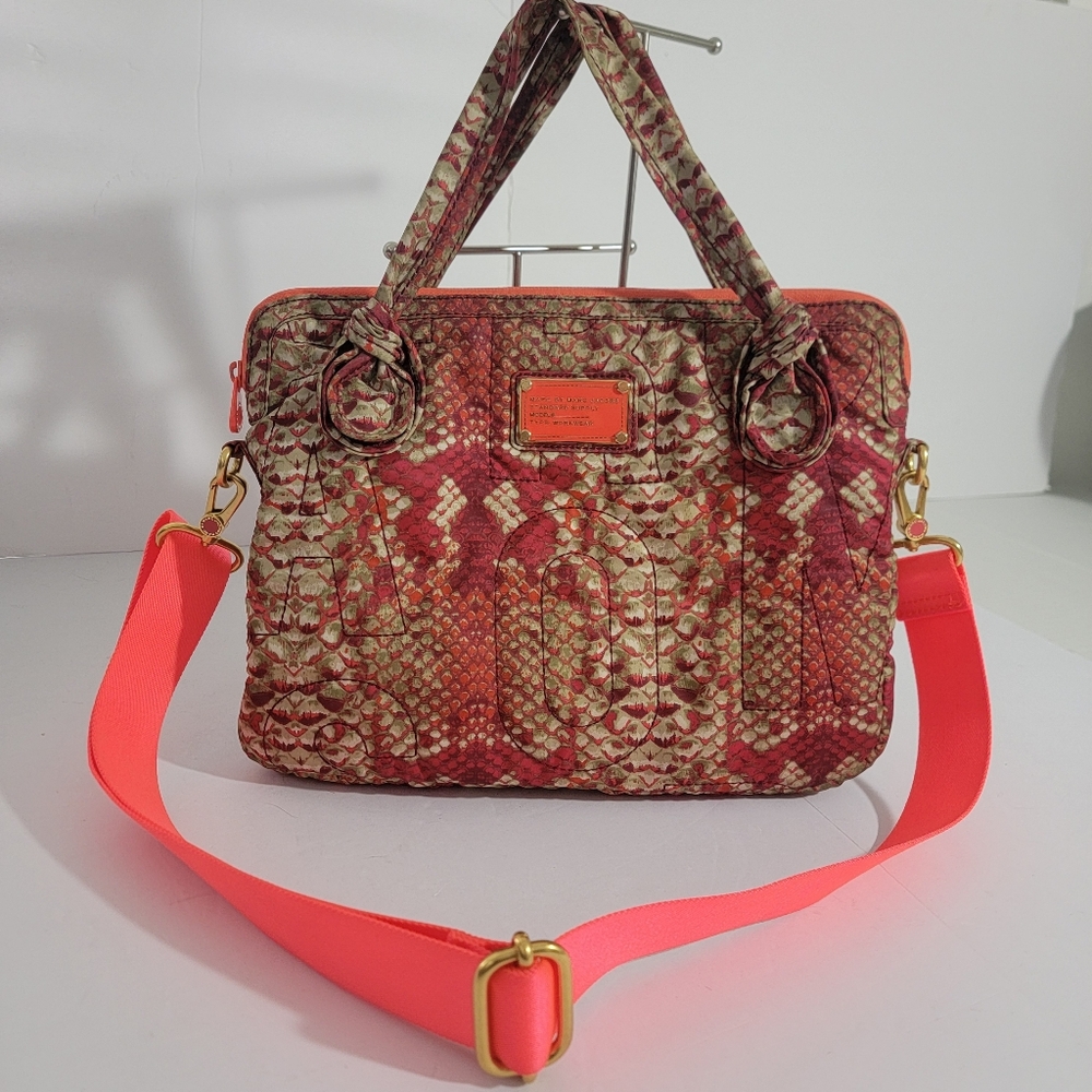 Marc By Marc Jacobs Laptop Messenger Fluorescent Strap Bag